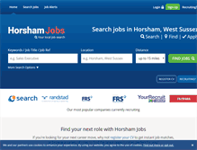 Tablet Screenshot of horsham-jobs.co.uk